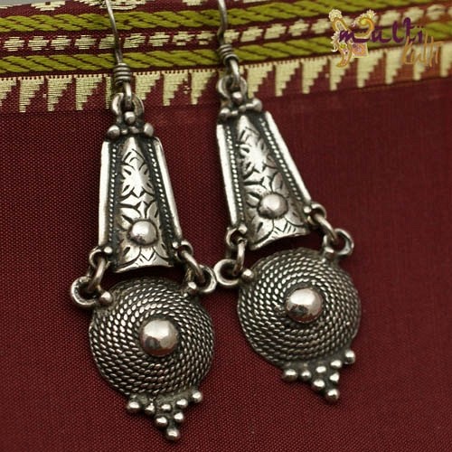 Kolczyki srebrne z Maroka