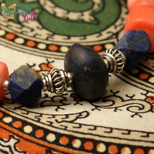 Bransoletka z afgańskim lapis lazuli