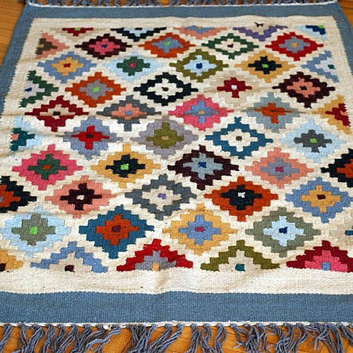 Beduiński wełniany kilim/dywan III