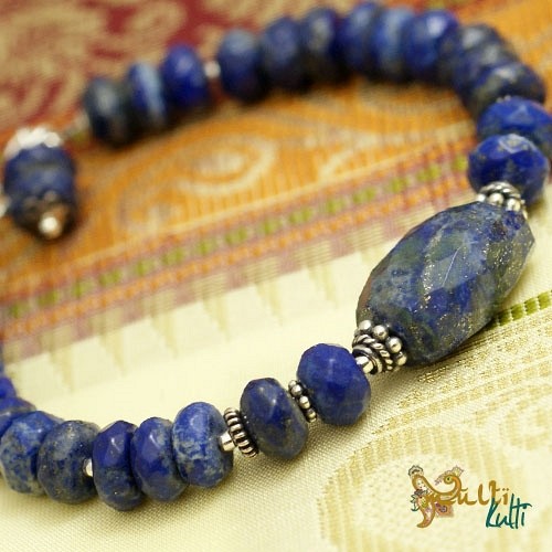 Bransoletka z lapis lazuli
