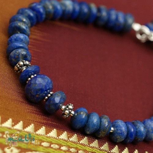 Bransoletka z lapis lazuli