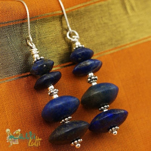 Kolczyki z lapis lazuli