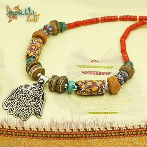 Biżuteria etniczna: naszyjnik etniczny miks!
