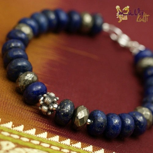 Bransoletka z lapis lazuli