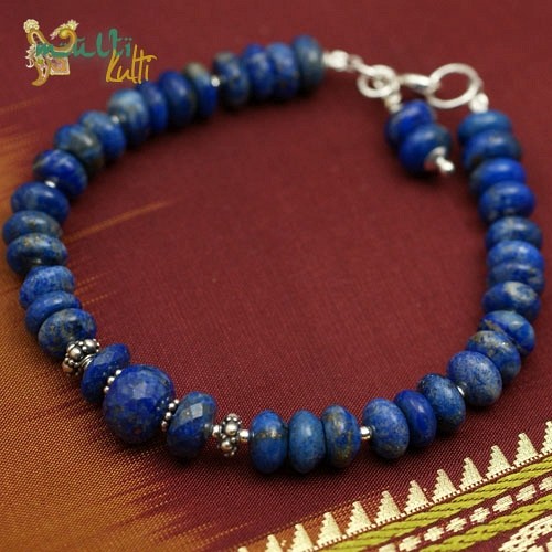 Bransoletka z lapis lazuli