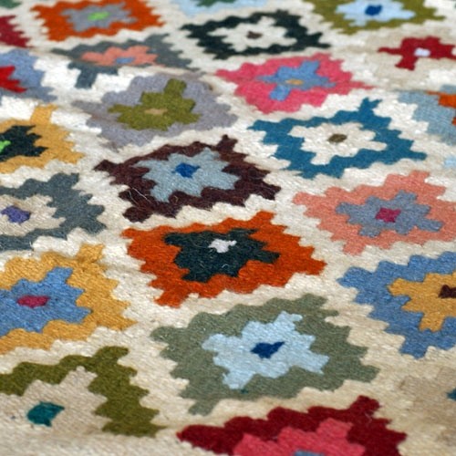 Beduiński wełniany kilim/dywan III