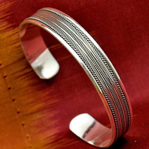 Bransoletka orientalna ze srebra