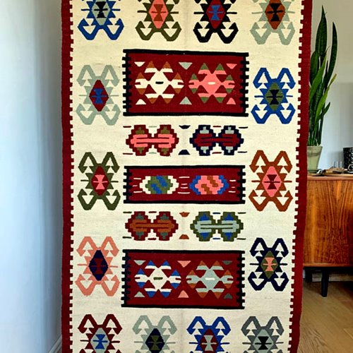 Wełniany dywan kilim