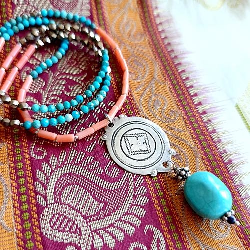 długi naszyjnik berber z maroka