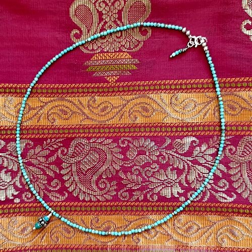 Choker na szyję z turkusu