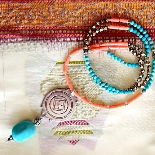 długi naszyjnik berber z maroka