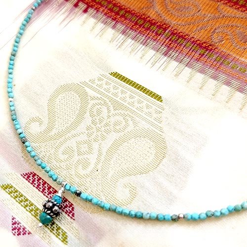 Choker na szyję z turkusu