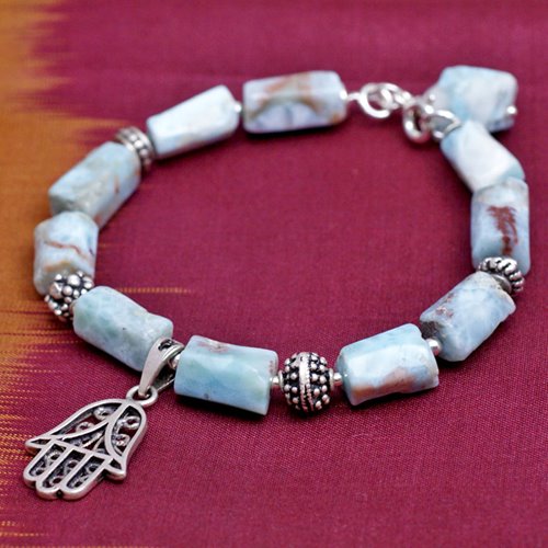 Bransoletka z larimar