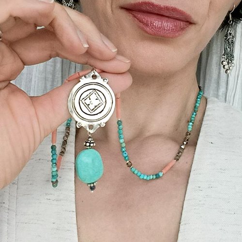 długi naszyjnik berber z maroka