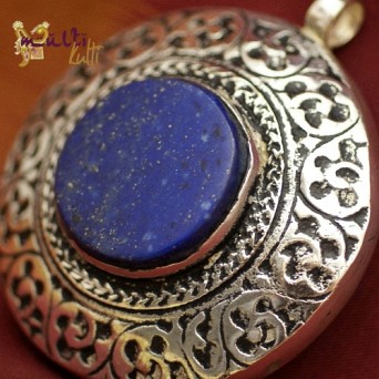 Wisior afgański z lapis lazuli