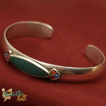 Srebrna bransoletka orientalna