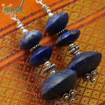 Kolczyki z lapis lazuli