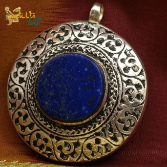 Wisior afgański z lapis lazuli