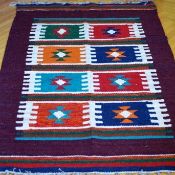 Duży wełniany kilim