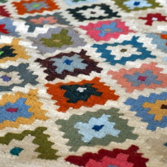 Beduiński wełniany kilim/dywan III