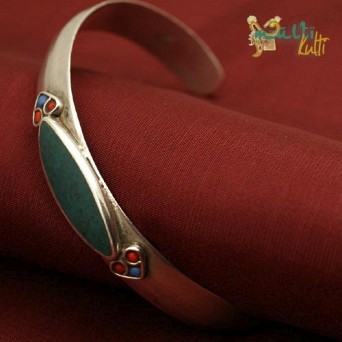 Srebrna bransoletka orientalna