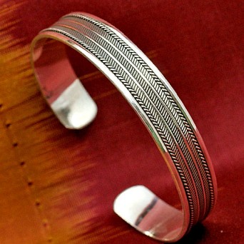 Bransoletka orientalna ze srebra