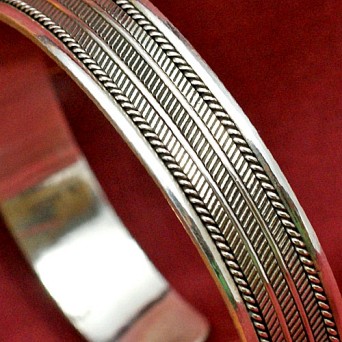 Bransoletka orientalna ze srebra