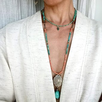 długi naszyjnik berber z maroka